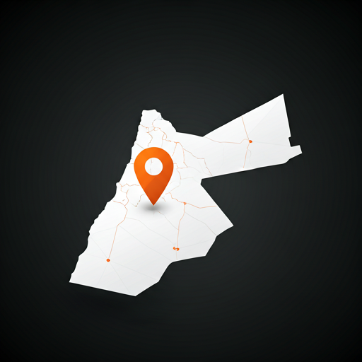 Map of Amman and the GCC